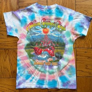 Allman Brothers Band tie dye concert shirt